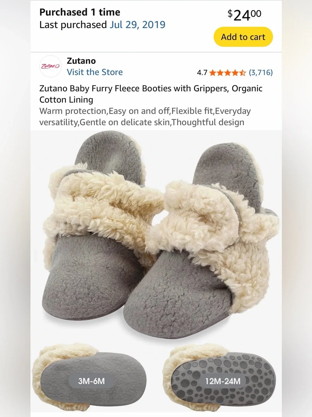 Zutano comfortable kids