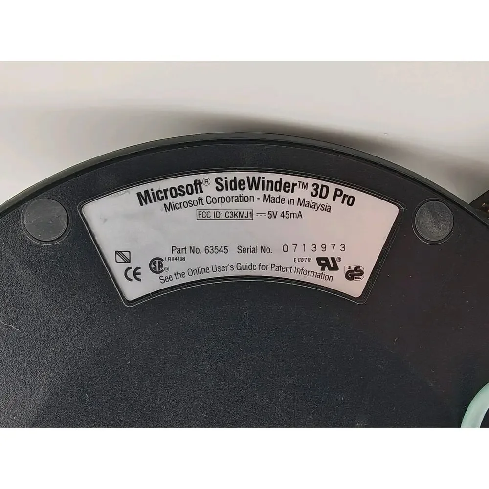 Microsoft vintage sidewinder