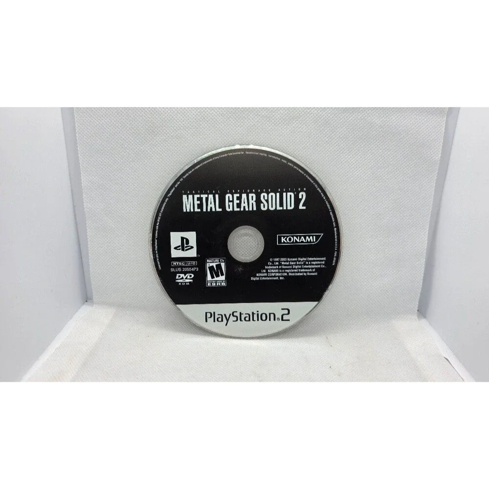 Metal Gear Solid 2: Substance (PS2, 2002) - Disc Only, Essential Collection