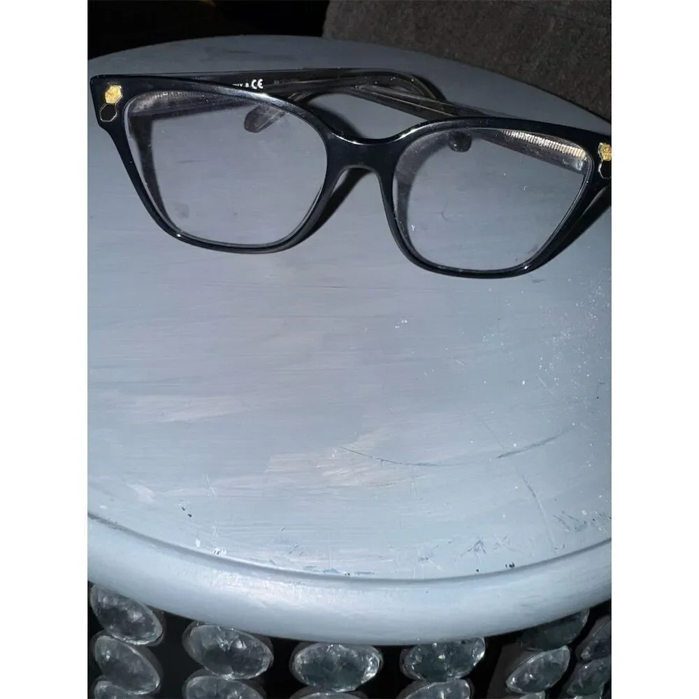 Authentic BVLGARI  4163 501 54mm Black Gold Eyeglasses prescription lenses