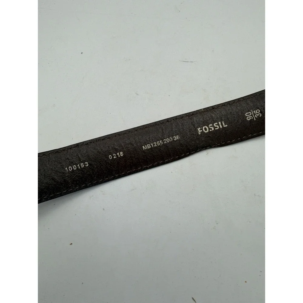 Fossil leather work