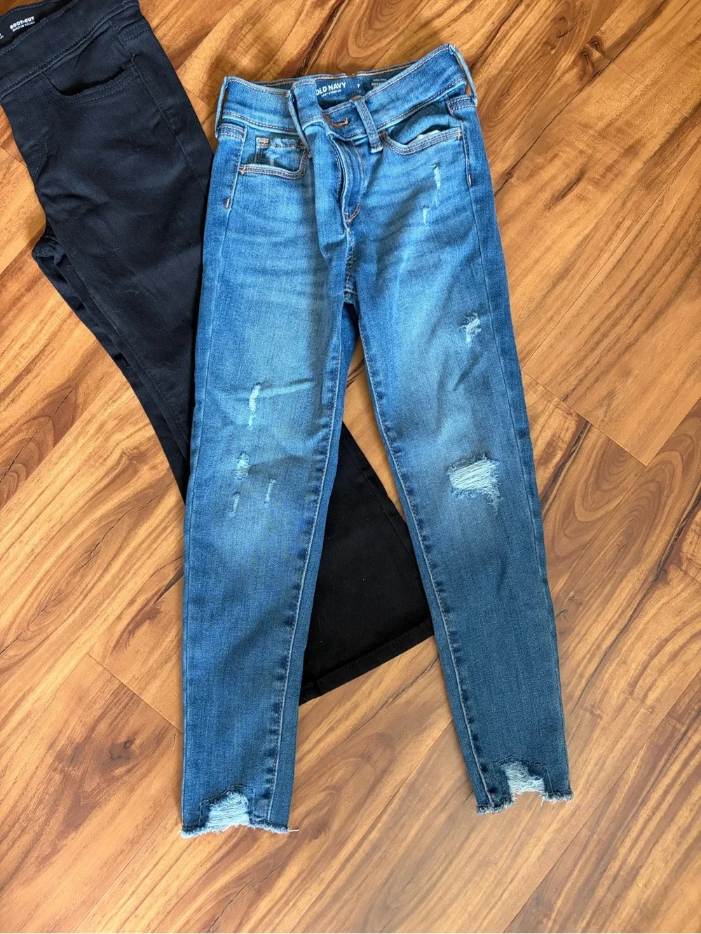 Little girls Jean lot - Black and Blue Denim