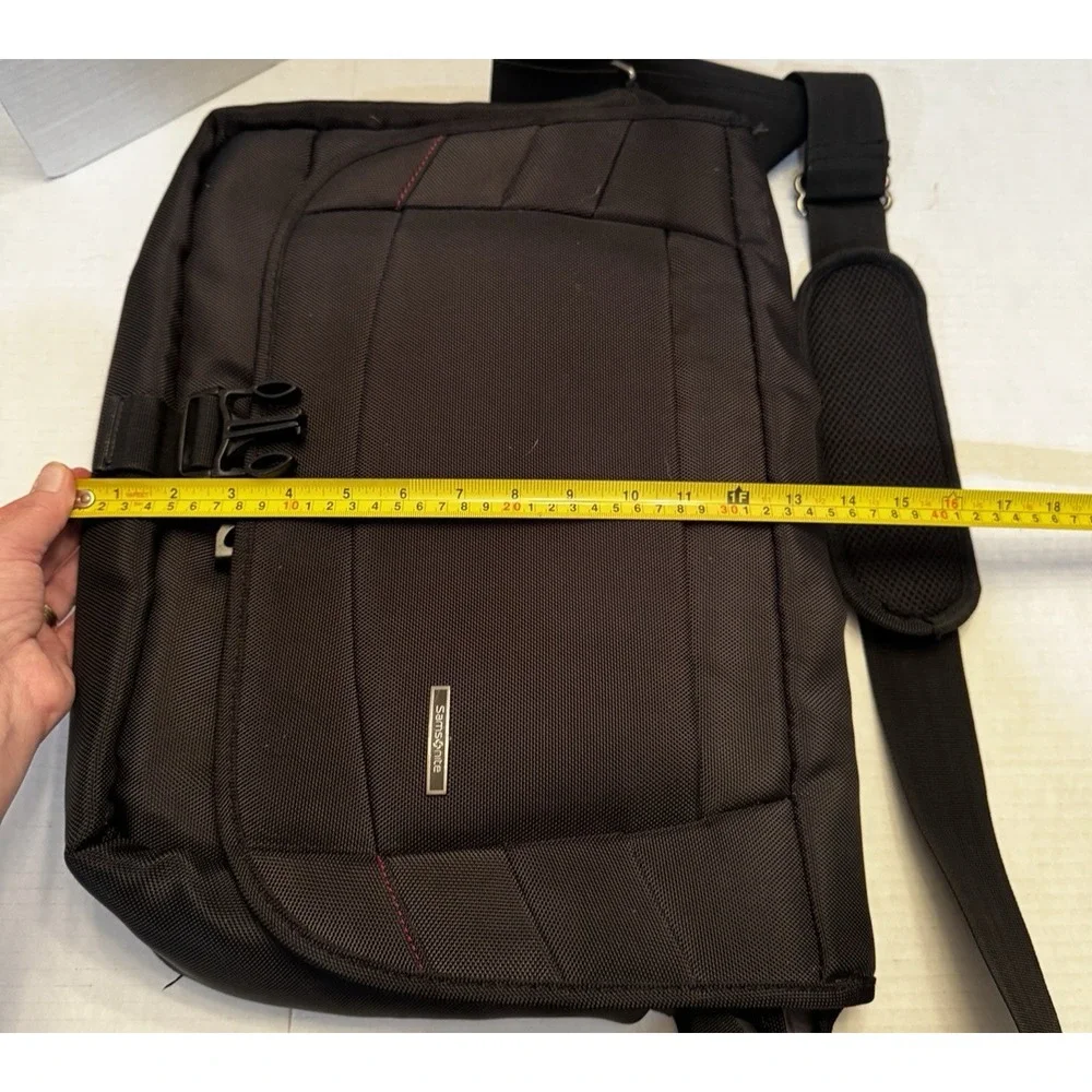 Samsonite Black Ballistic Nylon Messenger Laptop Bag‎ Tablet Travel Case