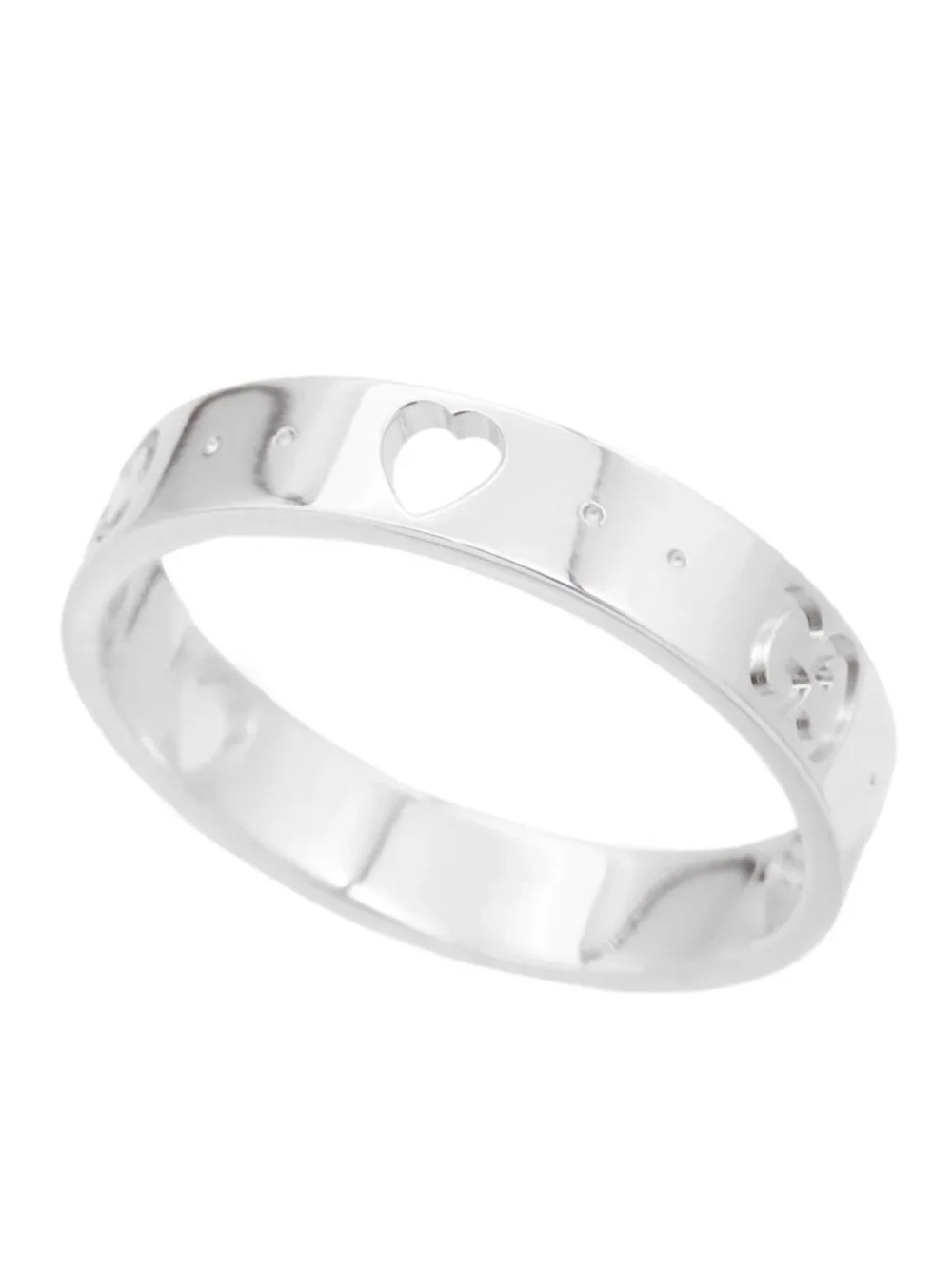 Gucci Icon Amor Ring White Gold 18k Heart