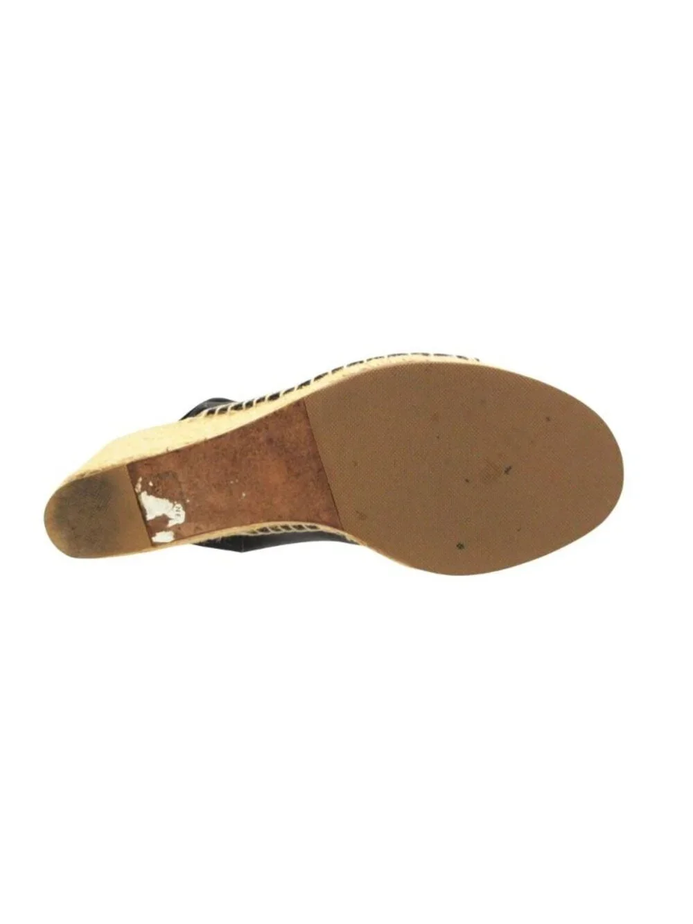 Celine Sandals Phoebe Philo Era by Leather Open Toe Wedge Sole Espadrille Shoes