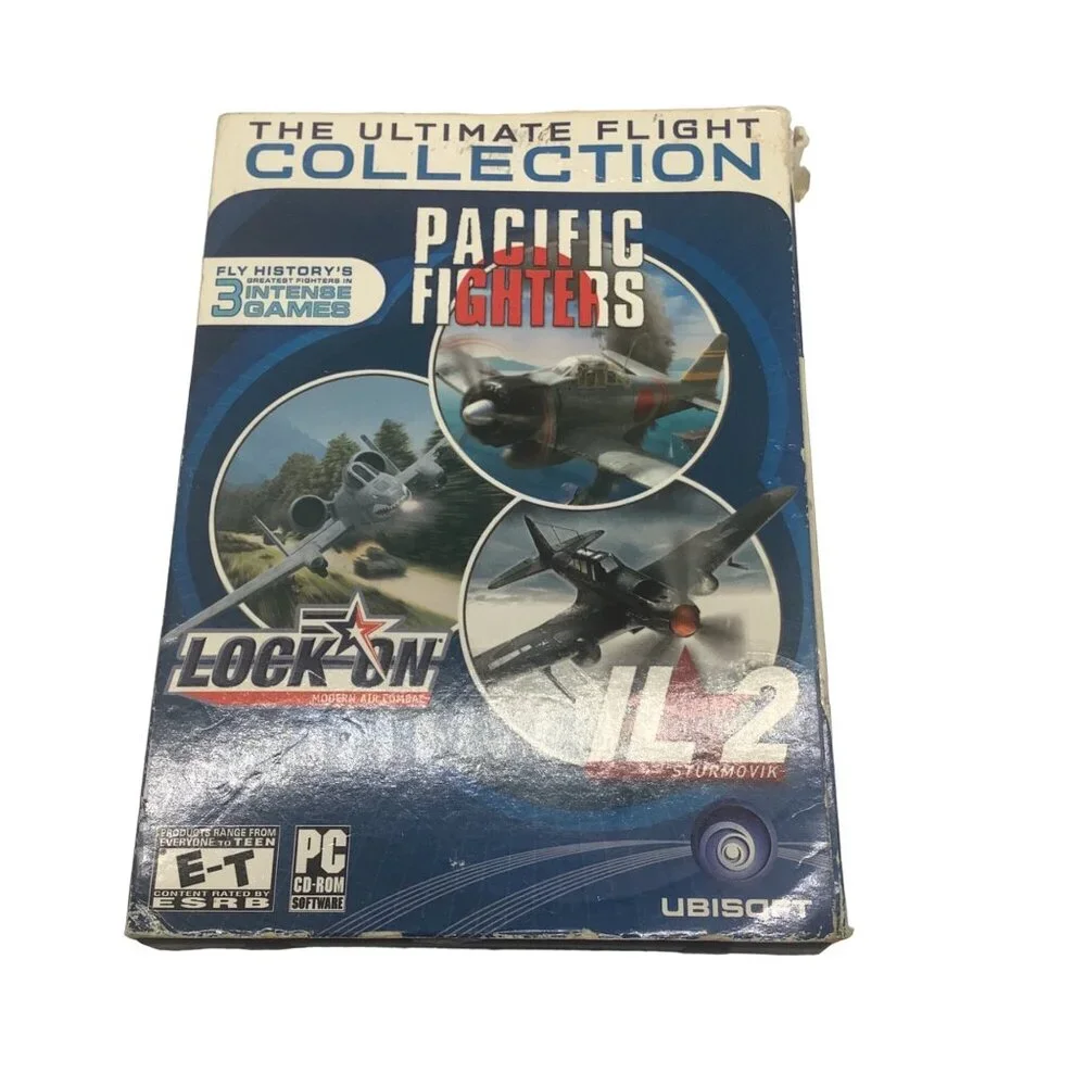 The Ultimate Flight Collection PC Game Pacific Fighters‎ Lock On Il-2 Ubisoft