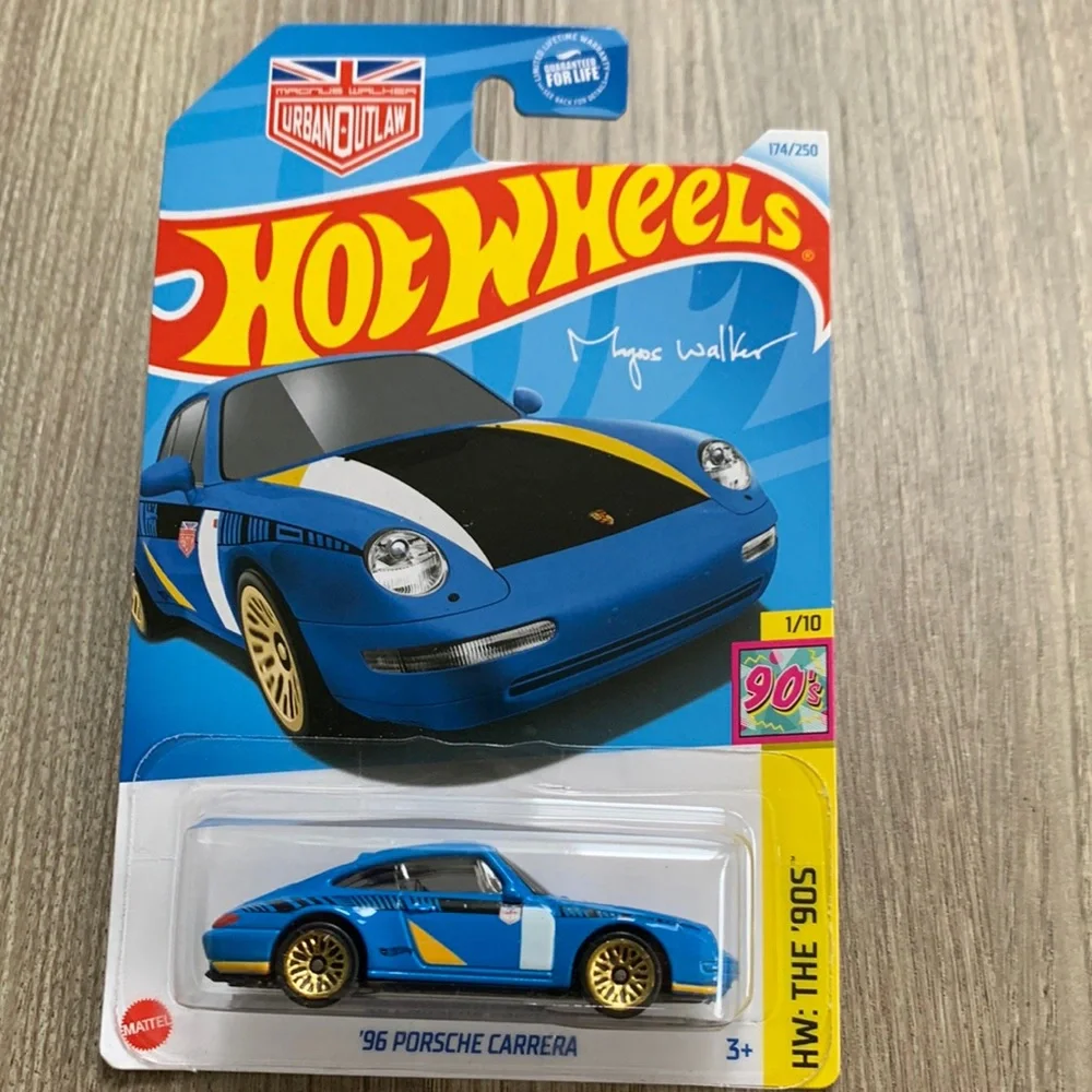 Hot Wheels 1996 Porsche Carrera HW 90s Car HotWheels 2024 New Magnus Walker Card