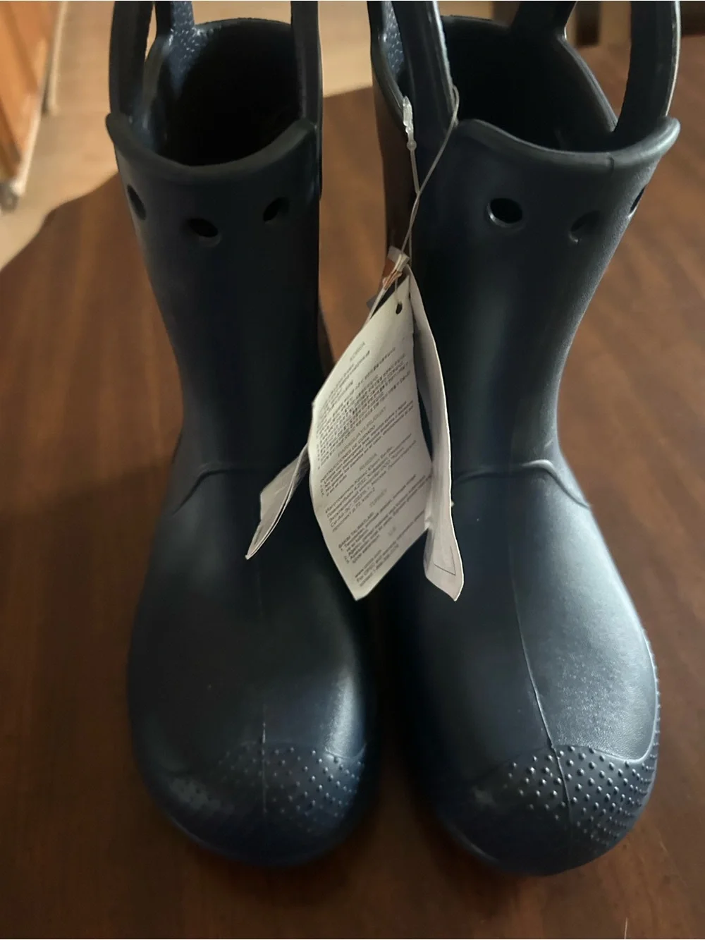 CROCS Kids navy blue Waterproof Rain & Snow Boots