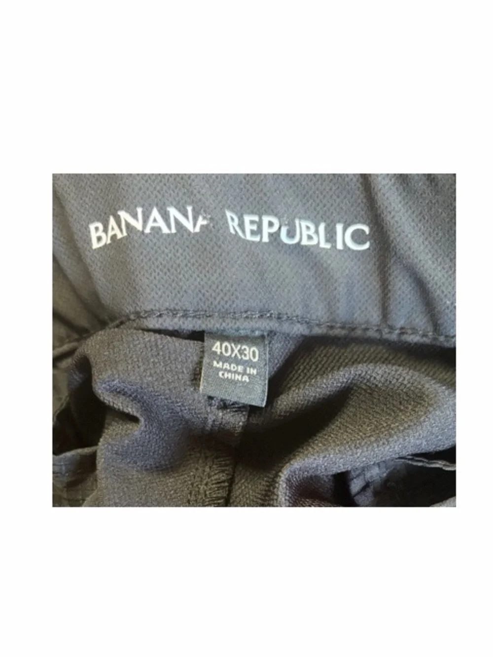 Banana Republic black fabric