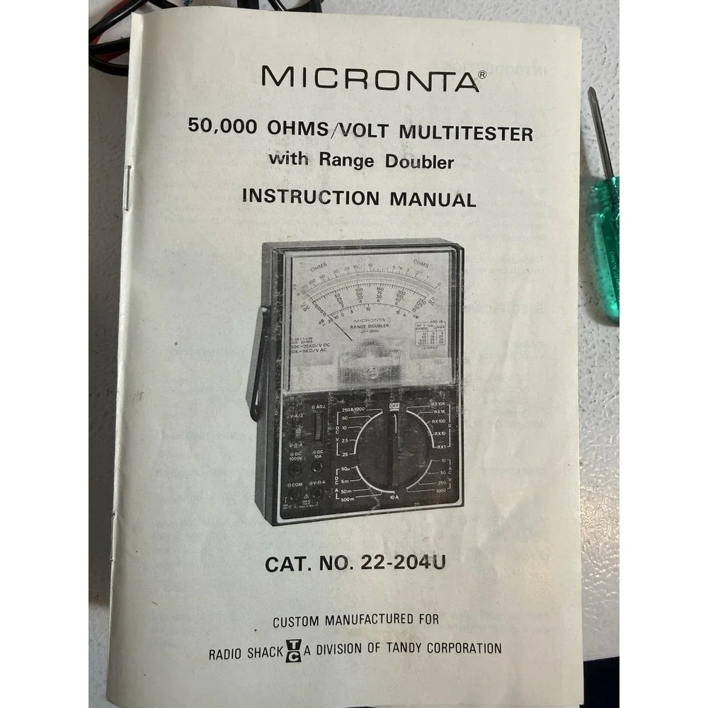Micronta used box