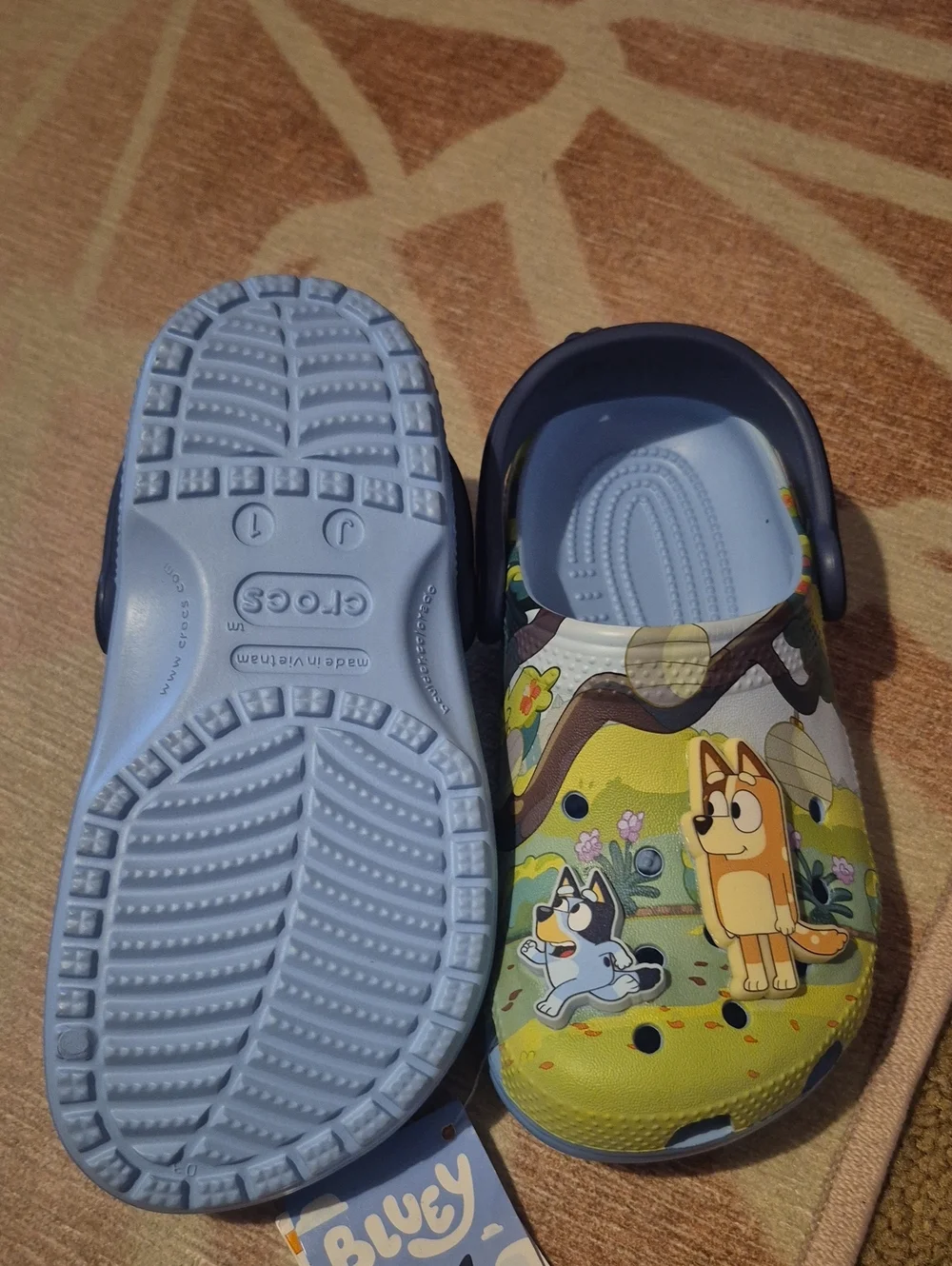 CROCS children bluey