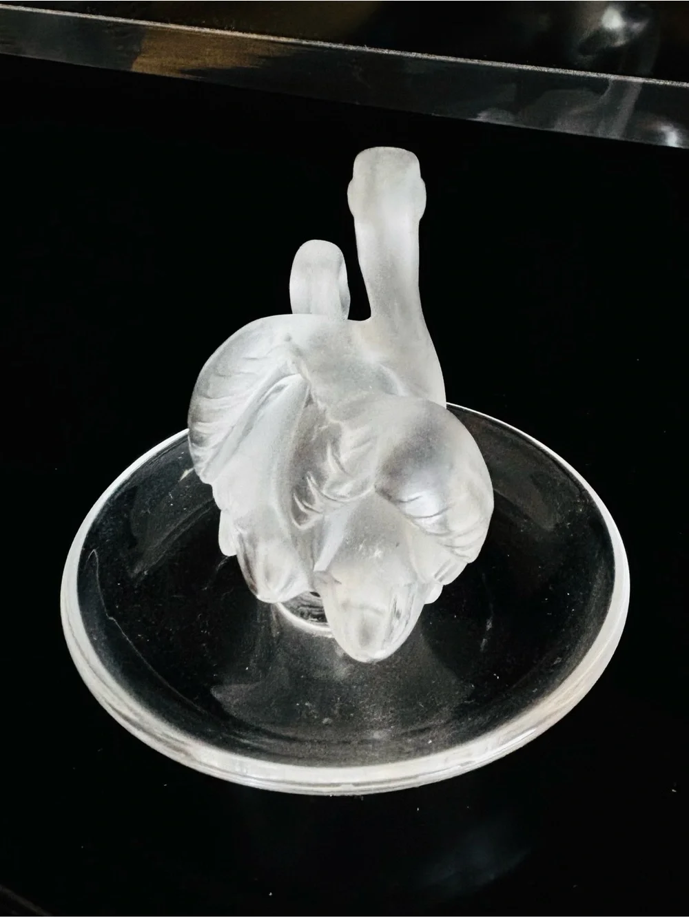 Lalique signed frosted