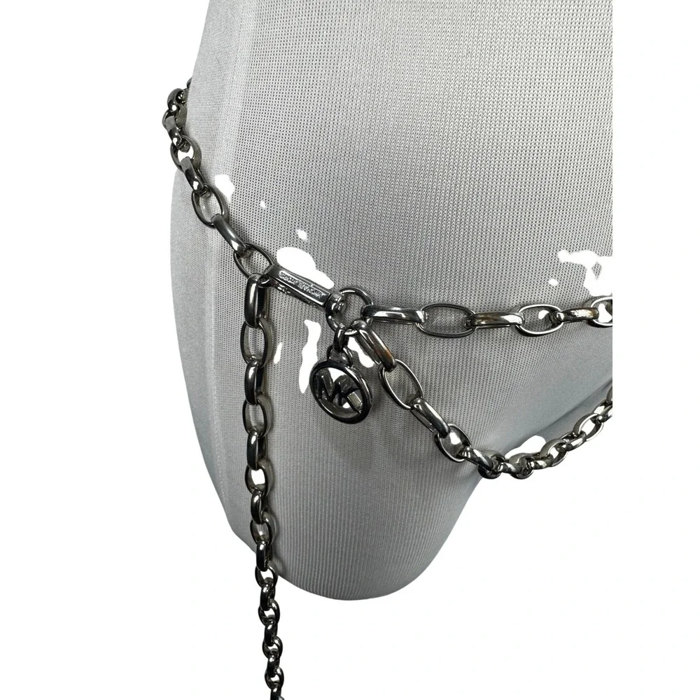 Michael Kors polished silver