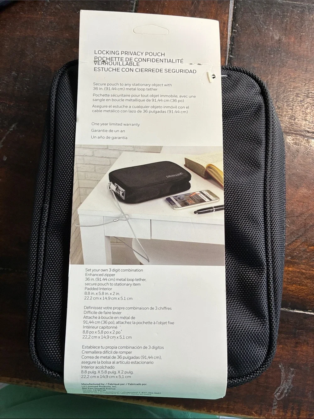Honeywell black locking