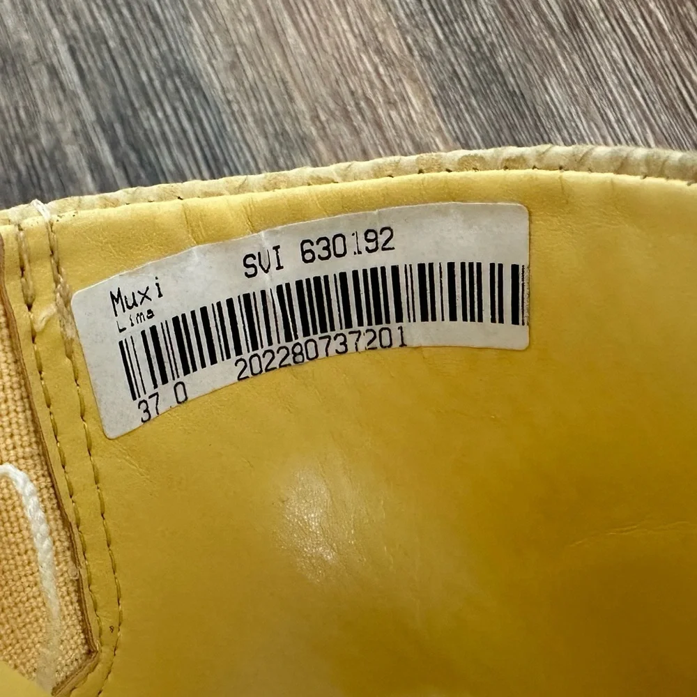 Stitching worn once