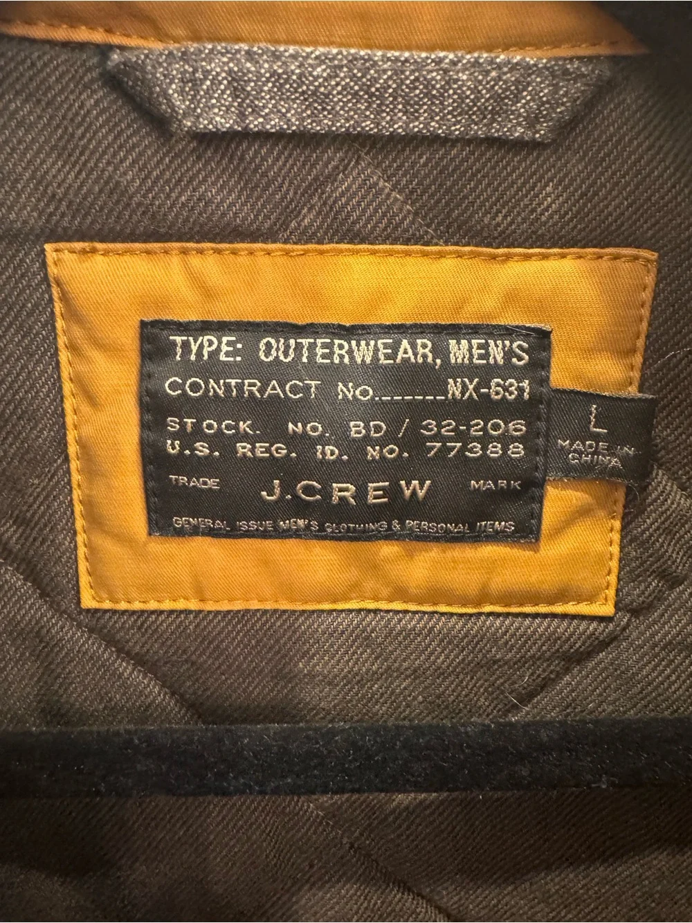 J. Crew lightweight quilted