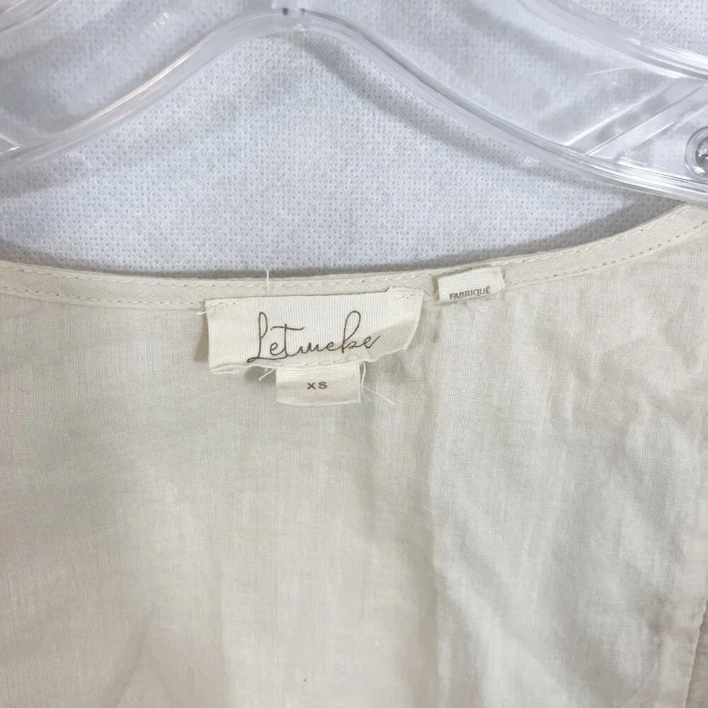 Anthropologie cropped neck
