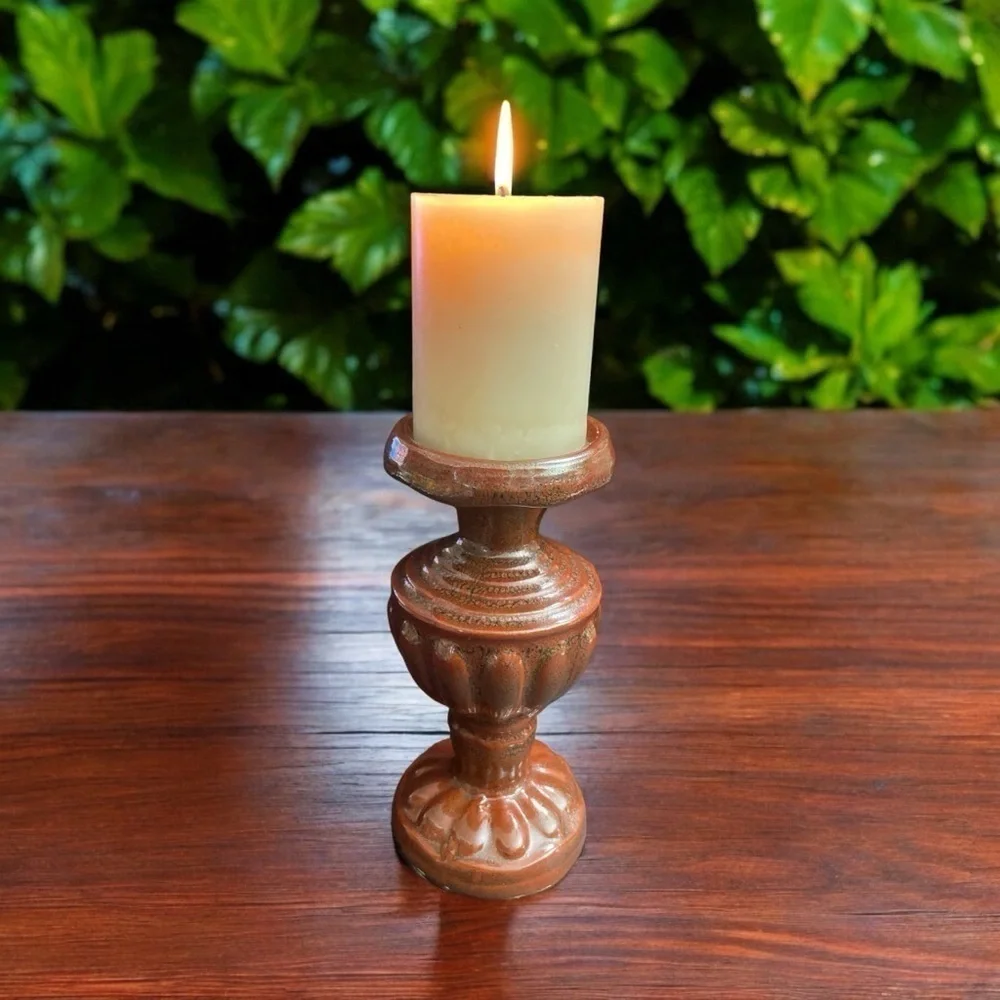Handmade vintage terracotta