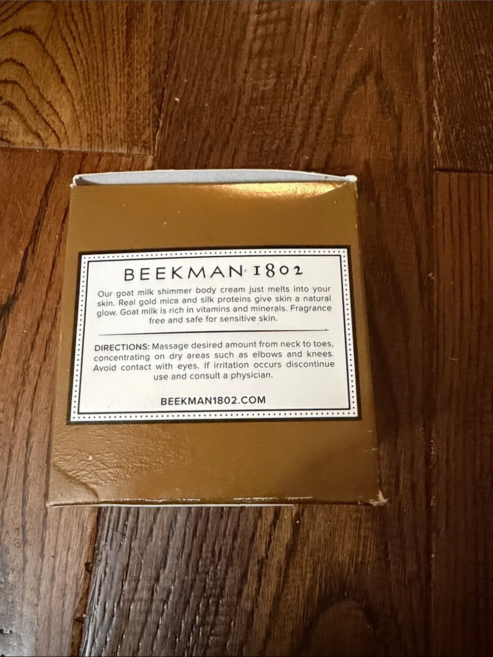 Beekman 1802 luxurious shimmer
