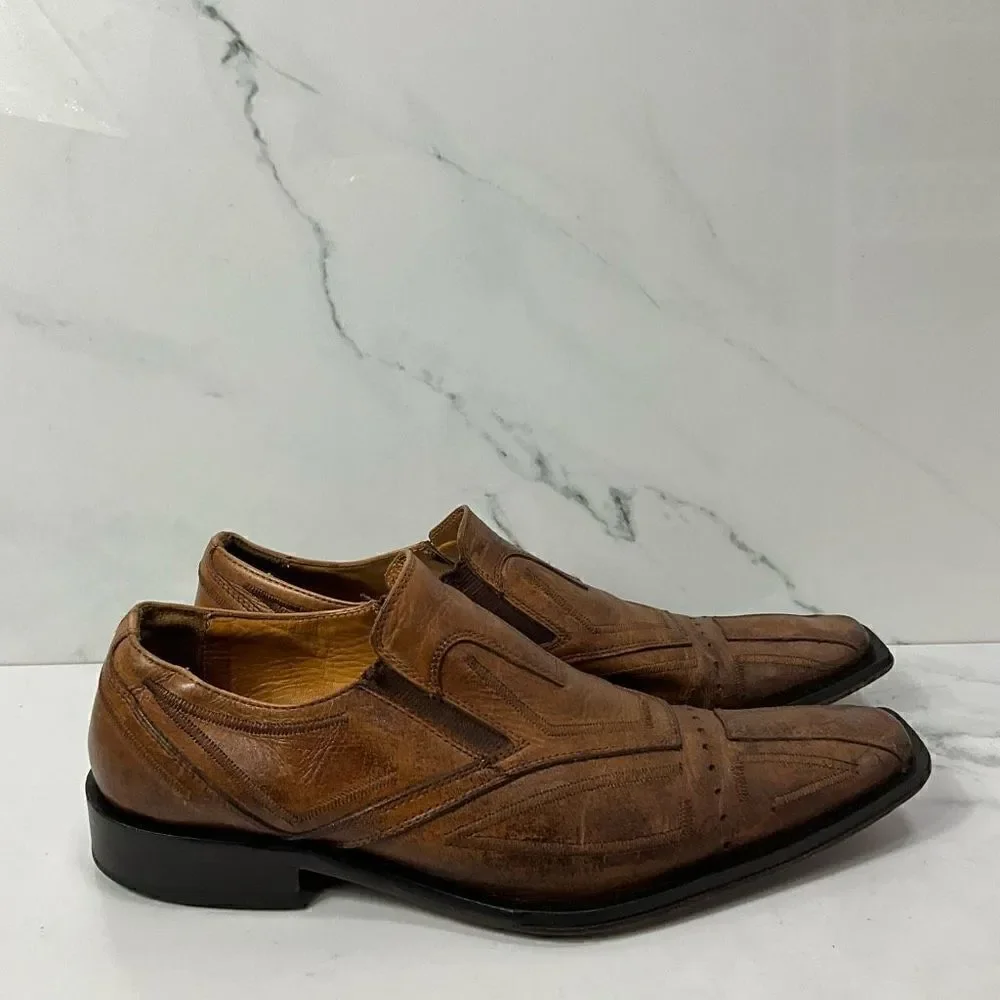 IMPULSE By Steeple Gate Slip On Leather Dress Shoes
