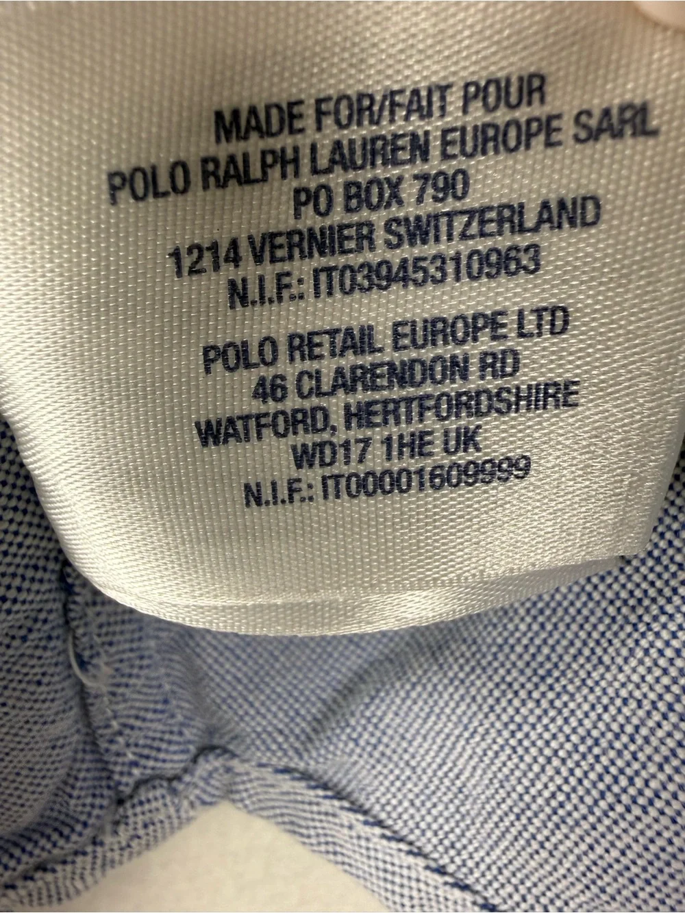 Polo Ralph Lauren Boys Blue Oxford Button Down Shirt Size 5 Pony Logo