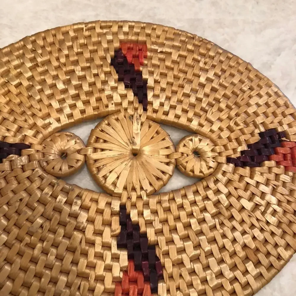 Handmade vintage woven