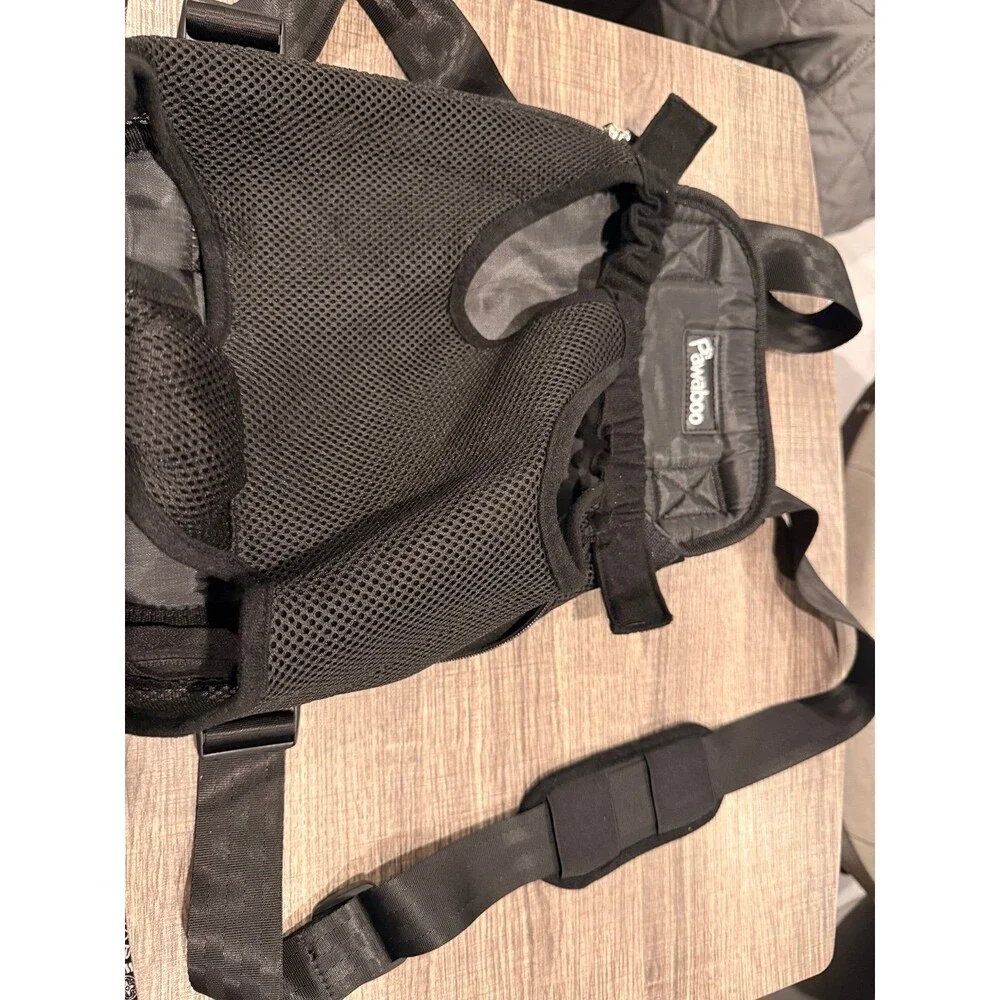 Pawaboo Hands-Free Pet Carrier Backpack Black - Size Large