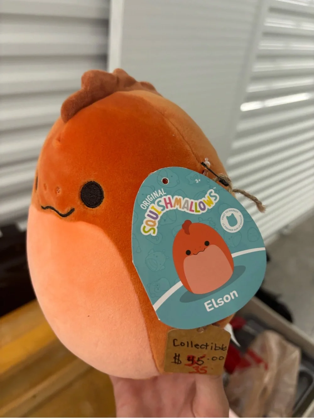 Squishmallows soft orange