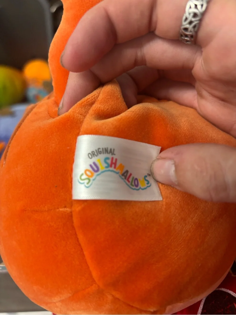 Squishmallows soft orange