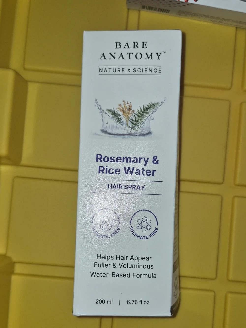 Rosemary & Rice Water Hair Spray — White