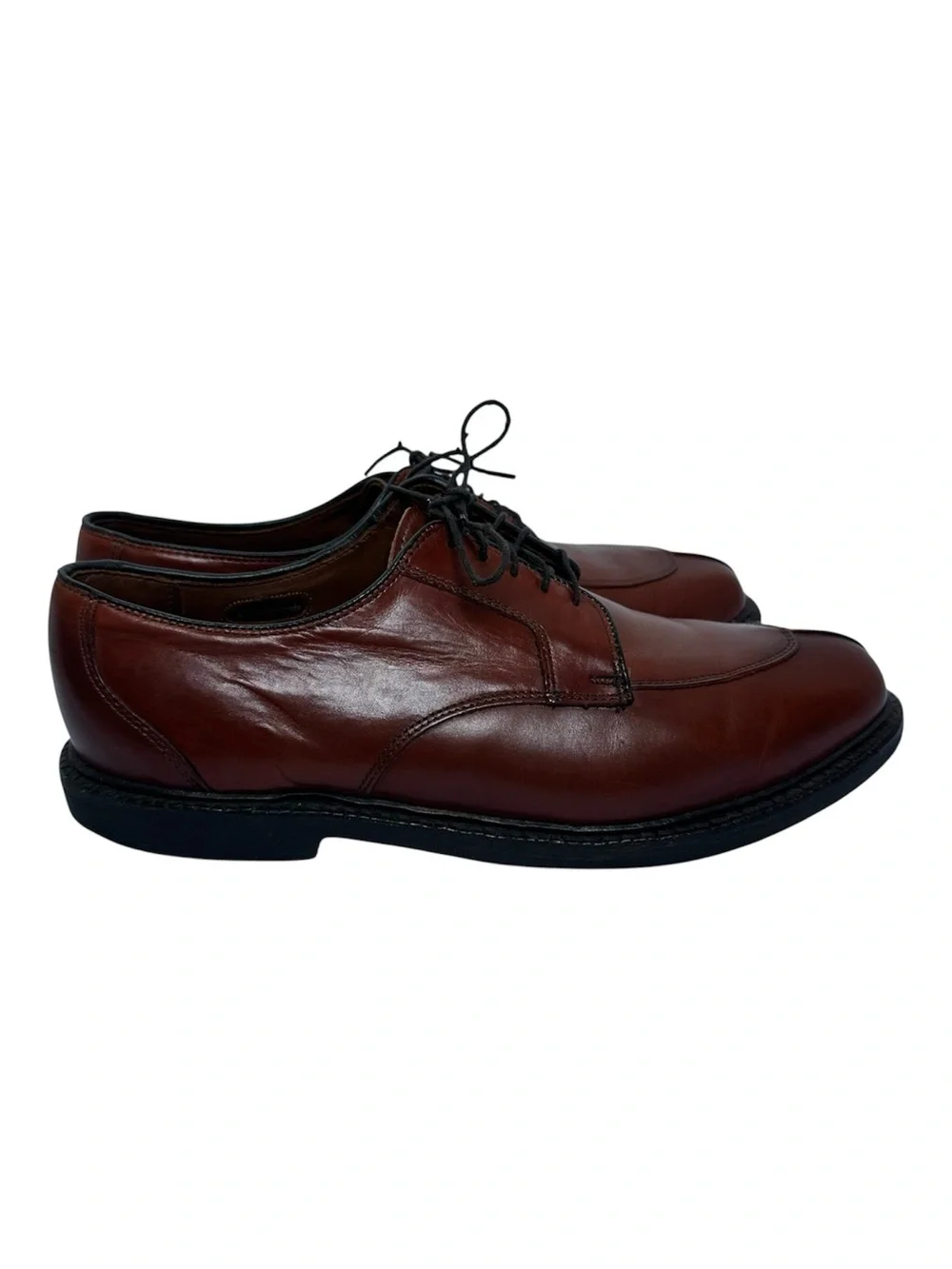 Allen Edmonds Men's Whiskey Oxfords Lace Up Split Front Dress Shoes- Size 11