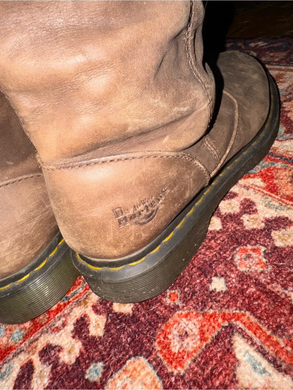 Dr. Martens brown leather