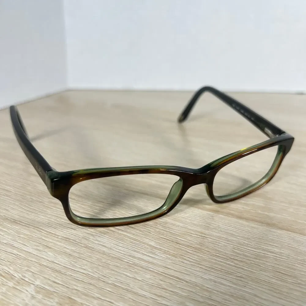 Ray-Ban RB5187 2445 Eyeglasses Brown Green Frames Only 52-16-140