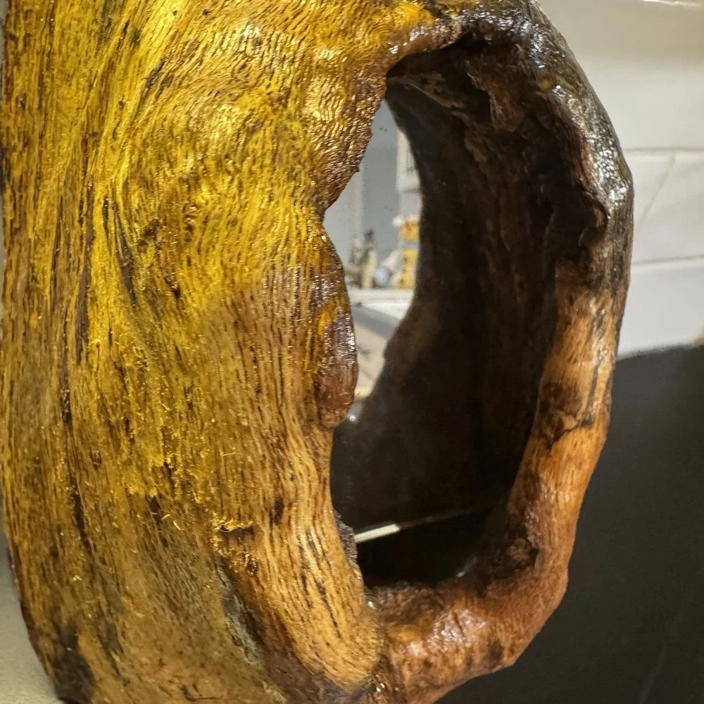 Handmade driftwood mirror