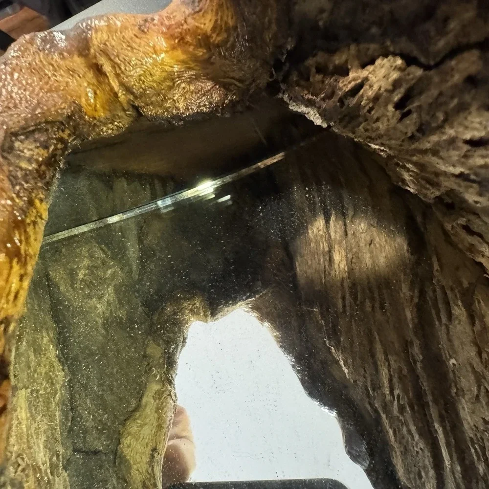 Handmade driftwood mirror