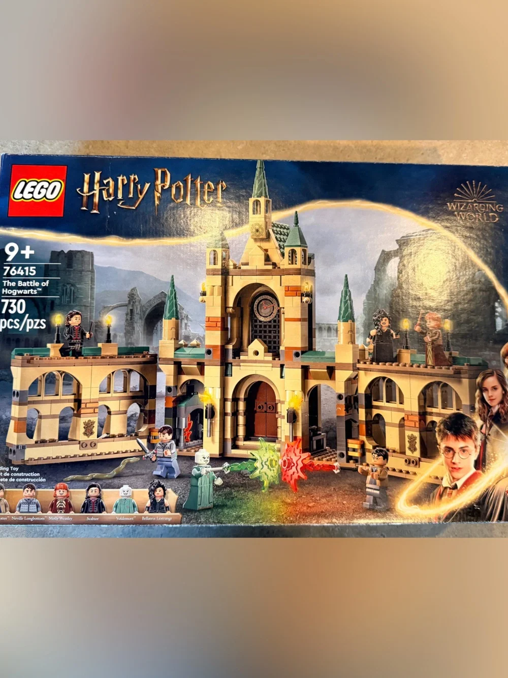 Lego Harry Potter Great Hall Set - Tan, Green, Black. Battle of Hogwart