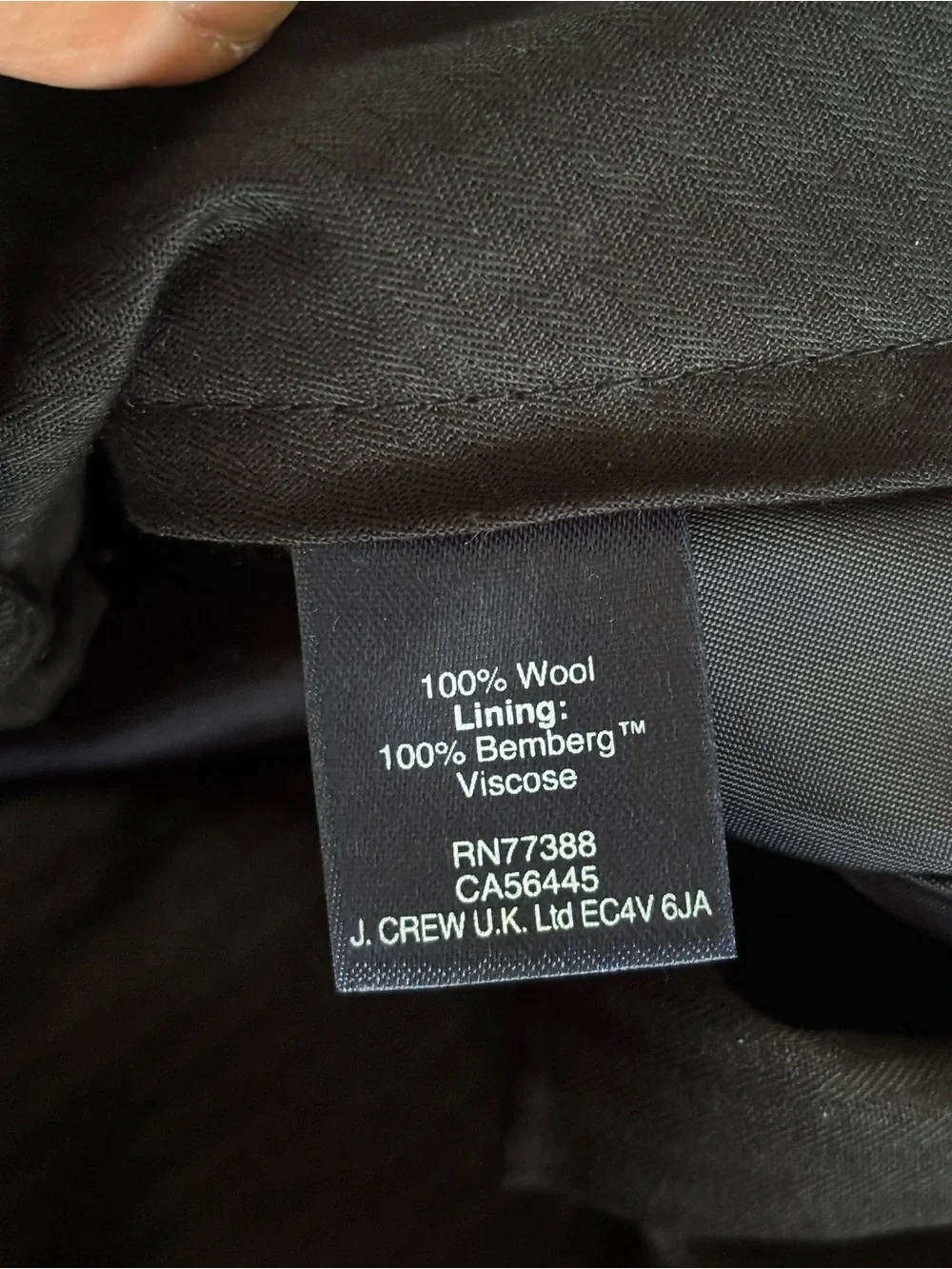 J. Crew tailored two