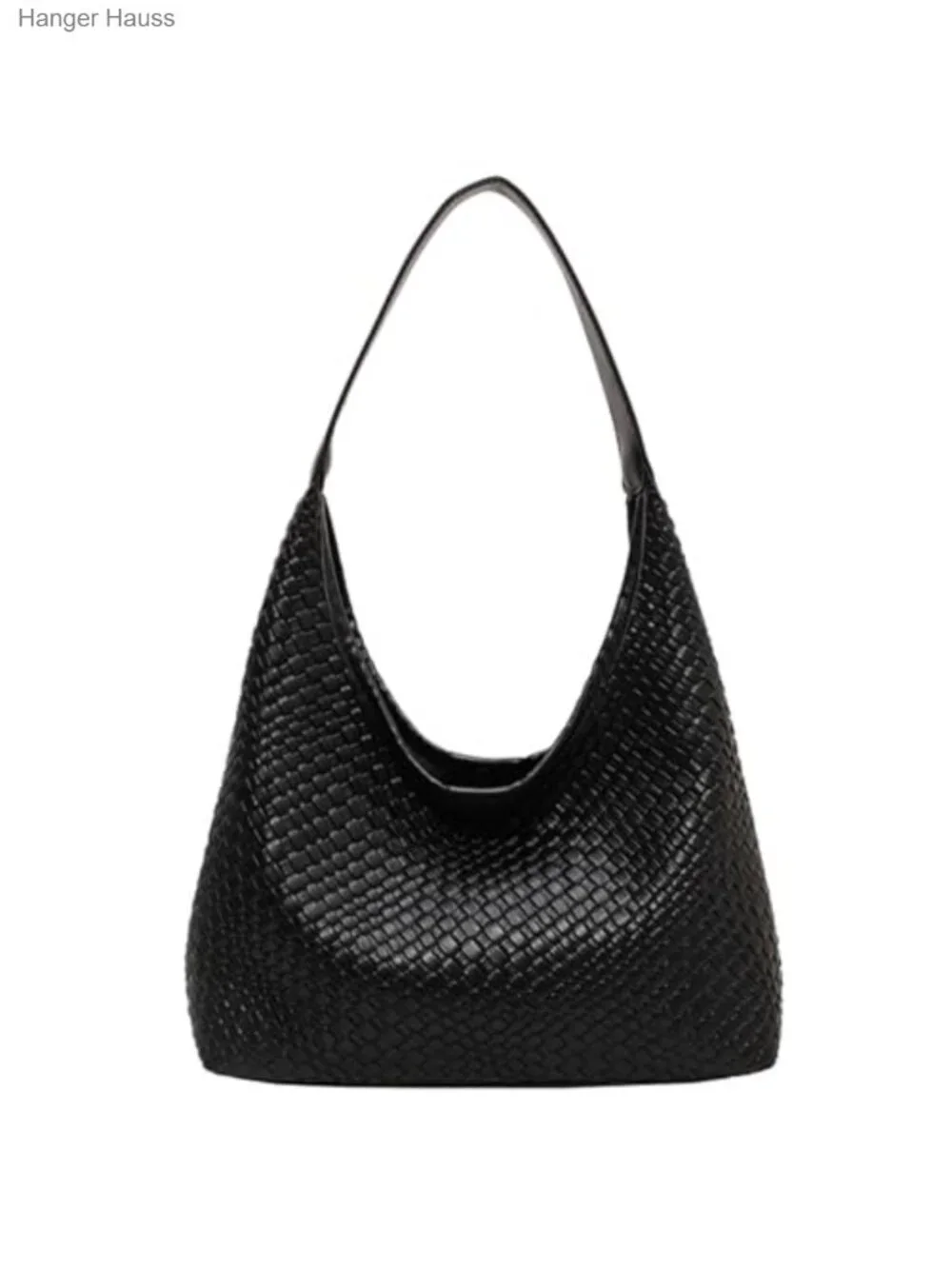 Woven Leather Tote Bag Hobo Shoulder Handbag Large Capacity Crossbody