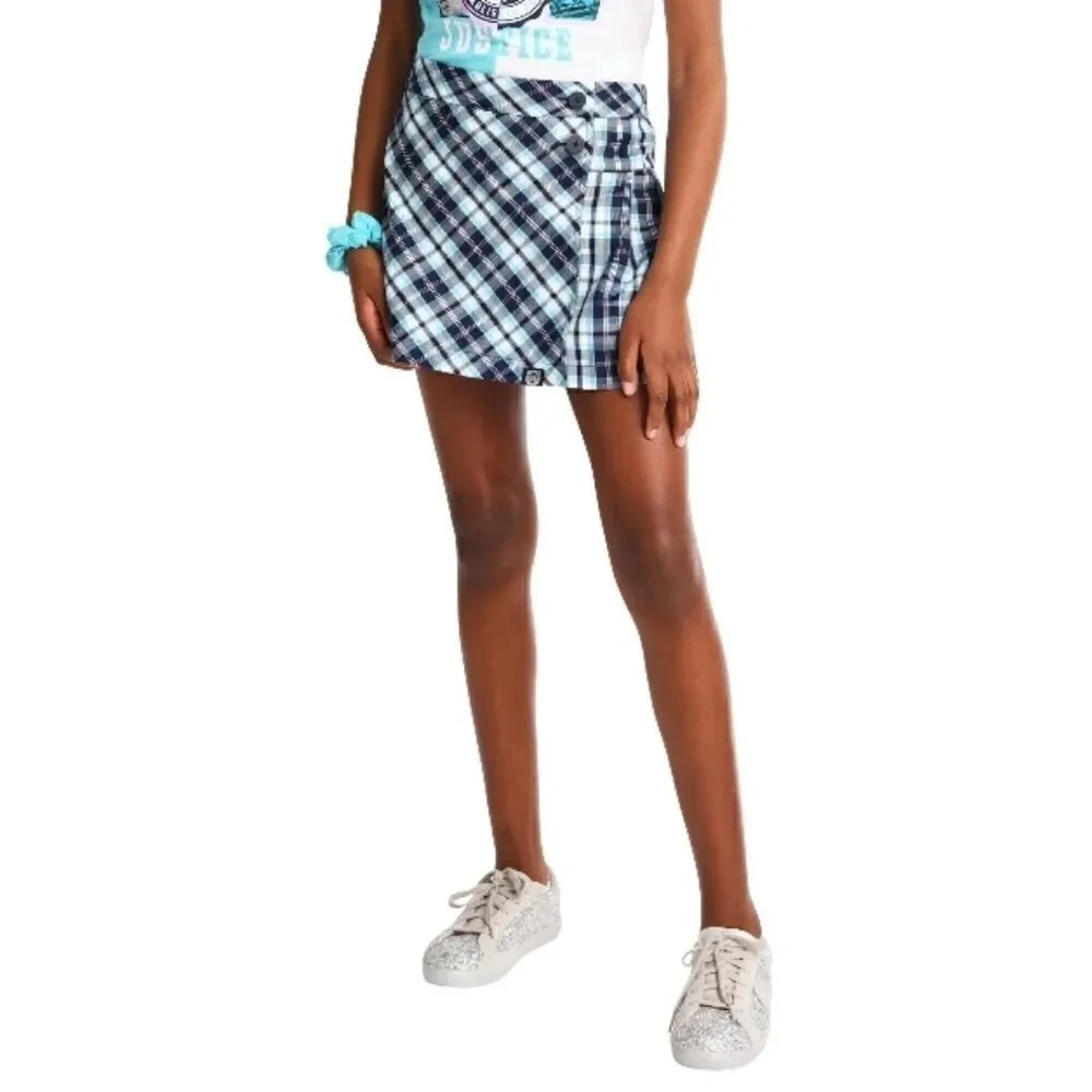 Justice Girl's Plaid & Relaxed Pleated Skirt 2-Pack Size XS 5/6