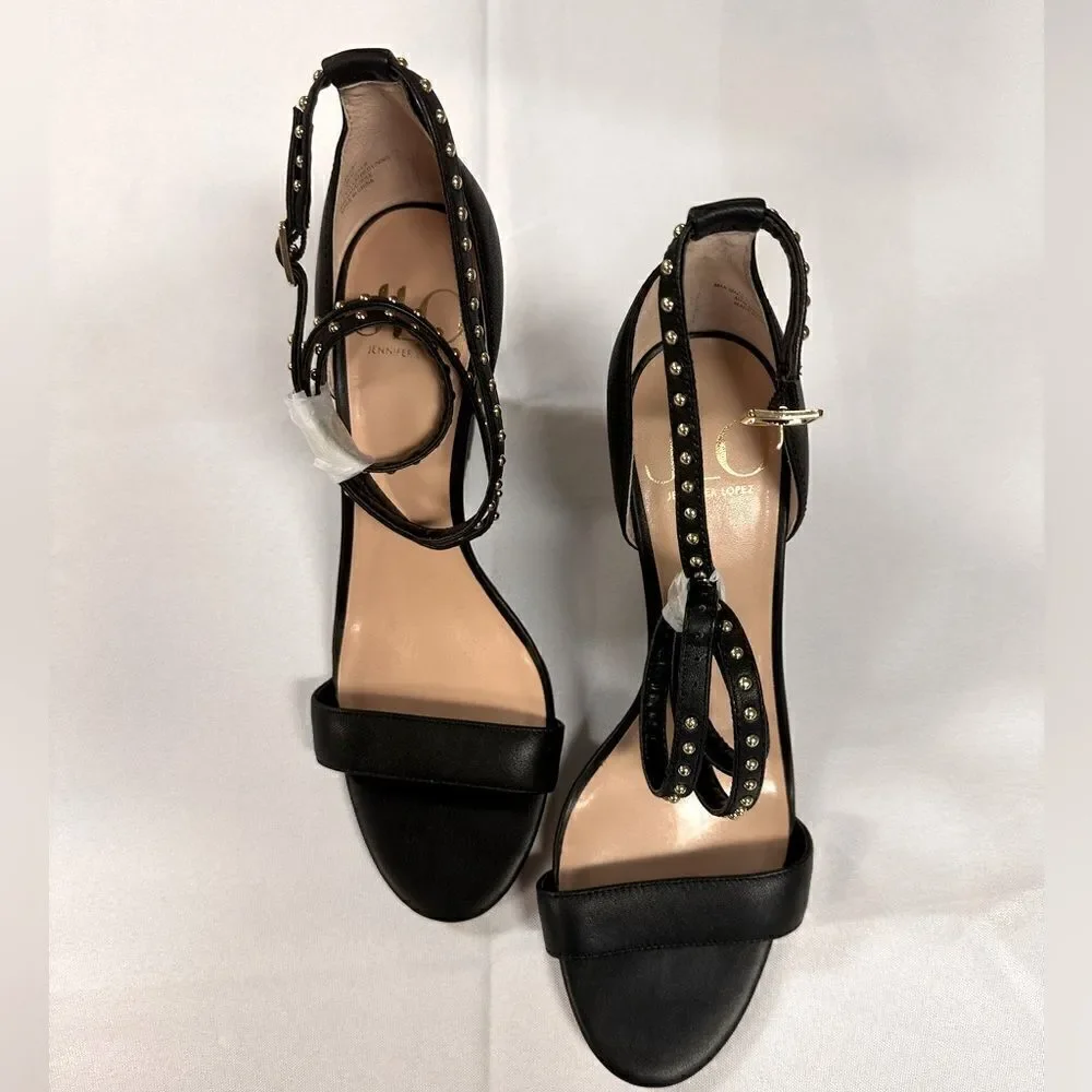 JLO Studded Ankle Wedge Size 10 NIB