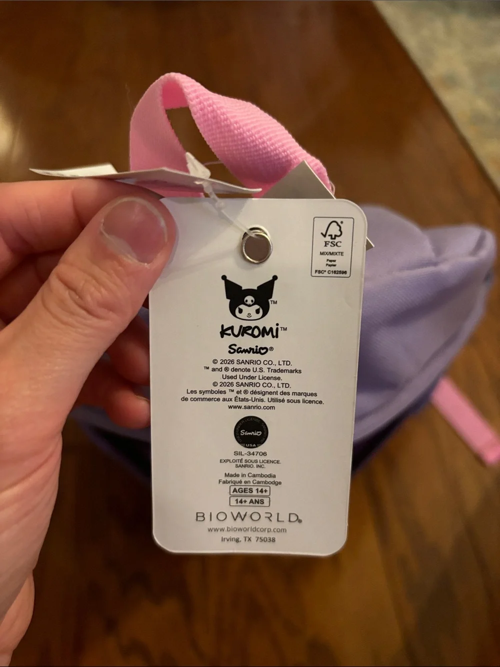 Bioworld cute backpack
