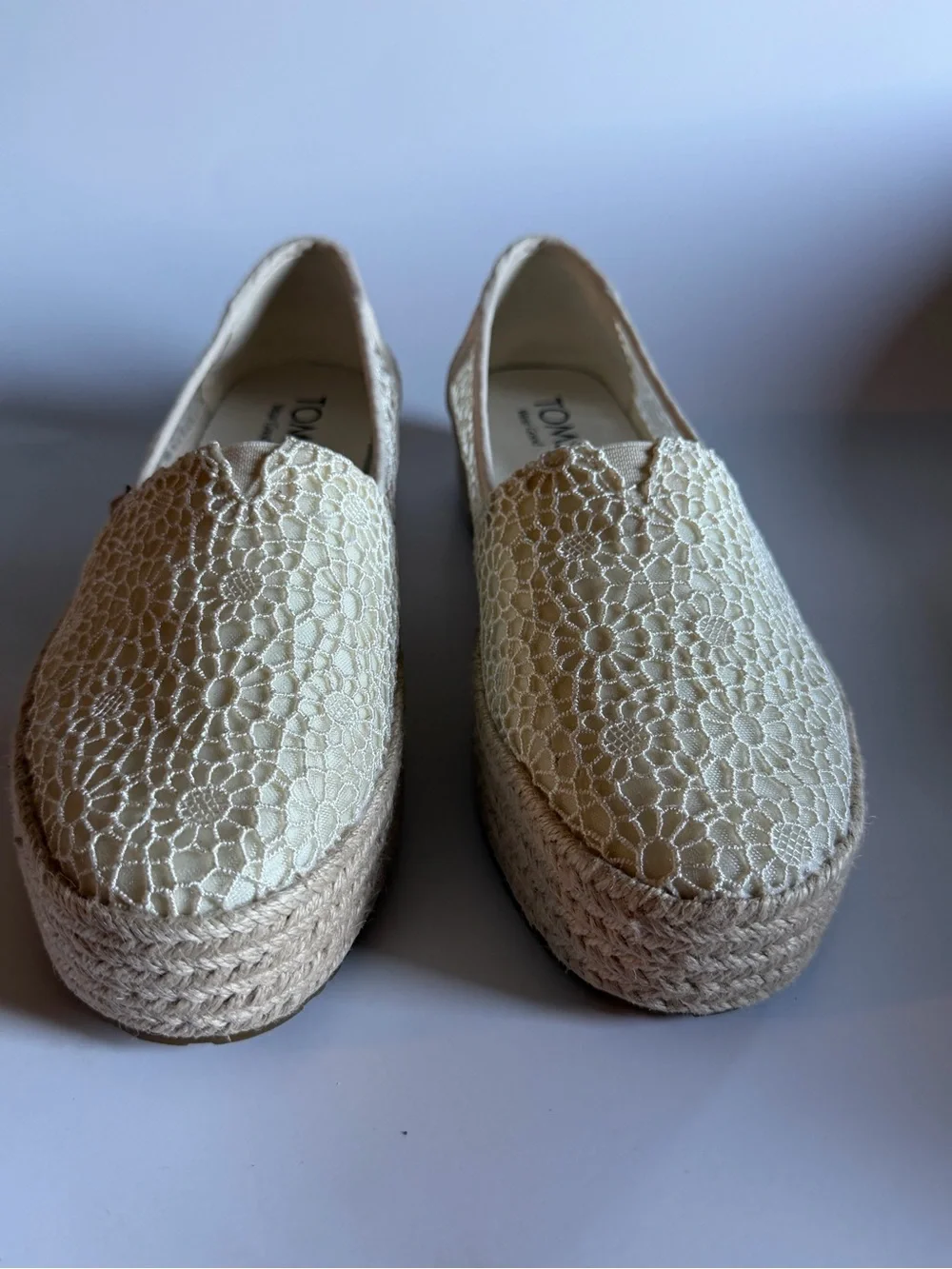 Toms slightly worn