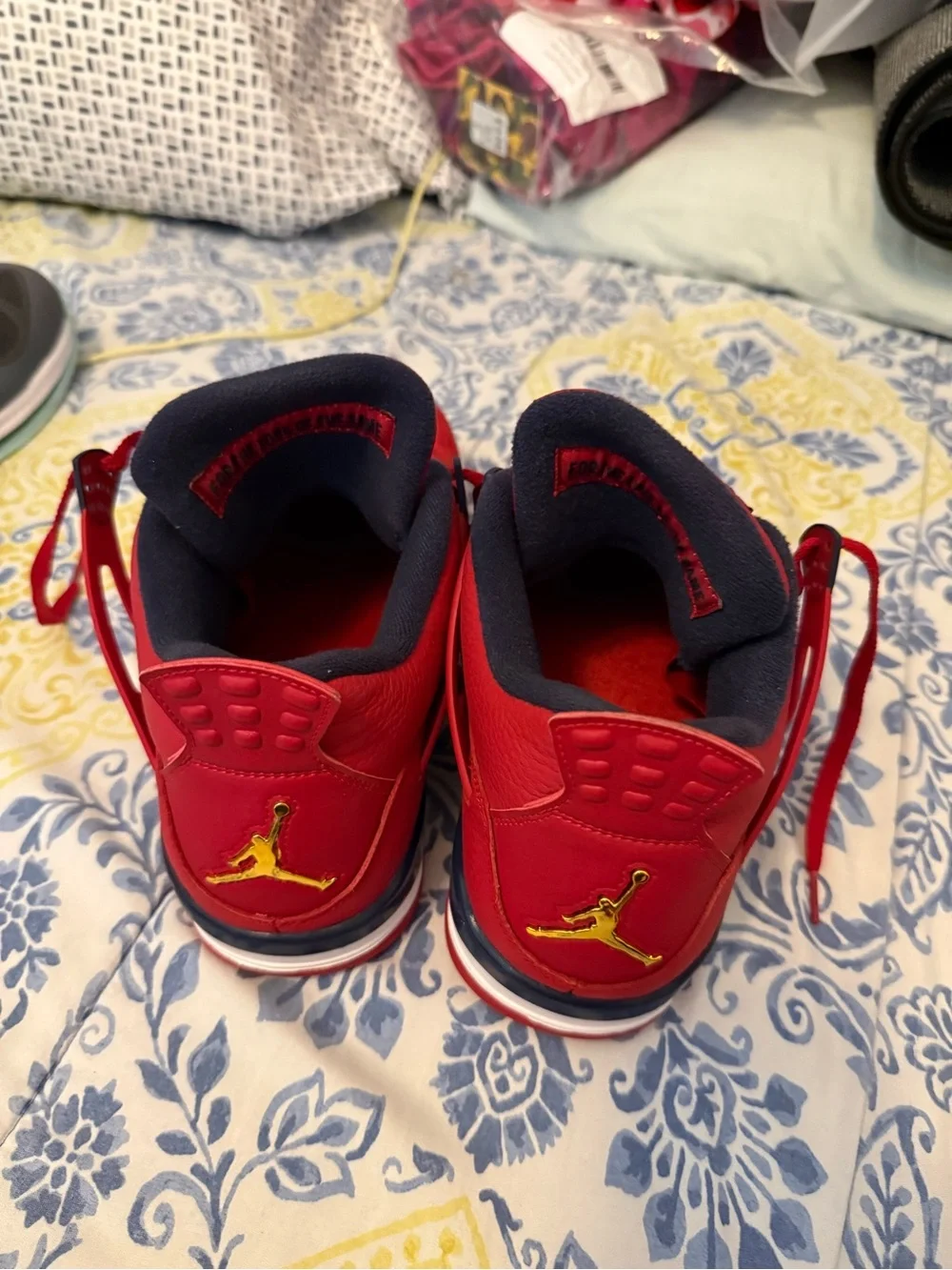 Jordan vibrant red