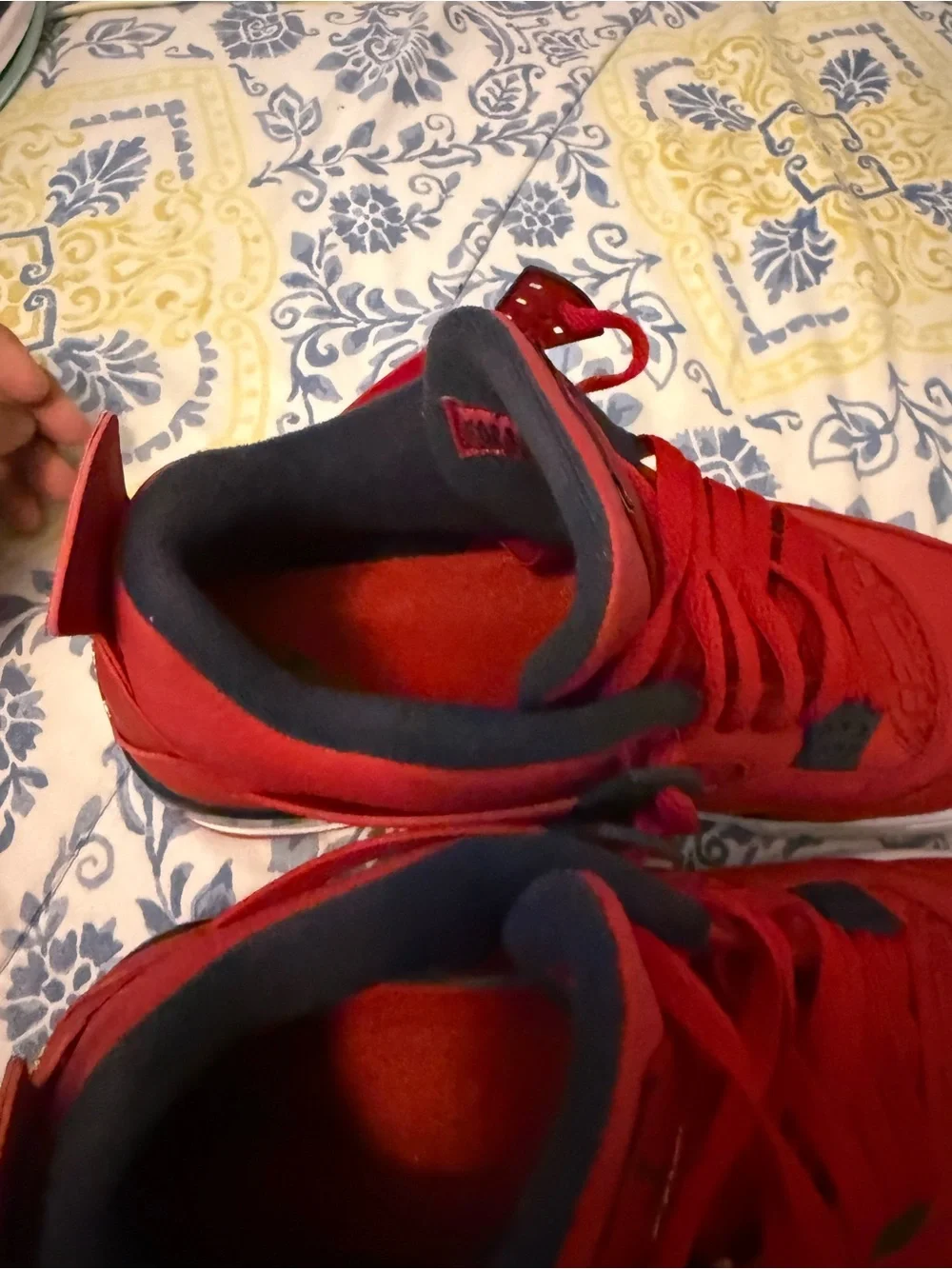 Jordan vibrant red
