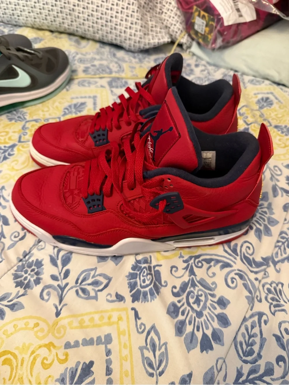 Jordan vibrant red
