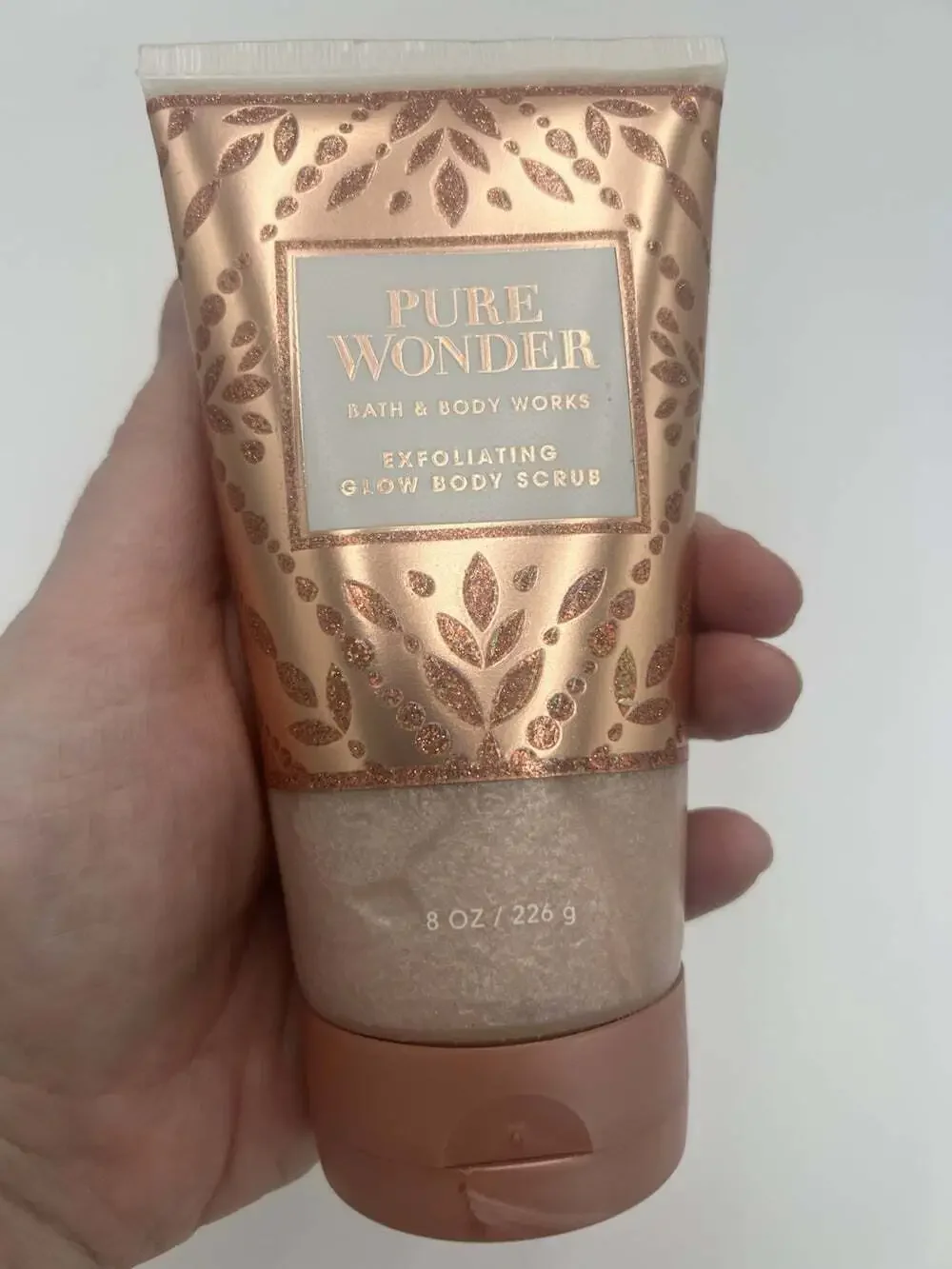 NEW Bath & Body Works Pure Wonder Exfoliating Glow Body Scrub 8oz