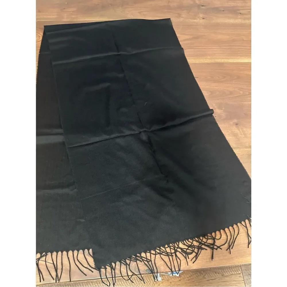 Ermenegildo Zegna black fringed