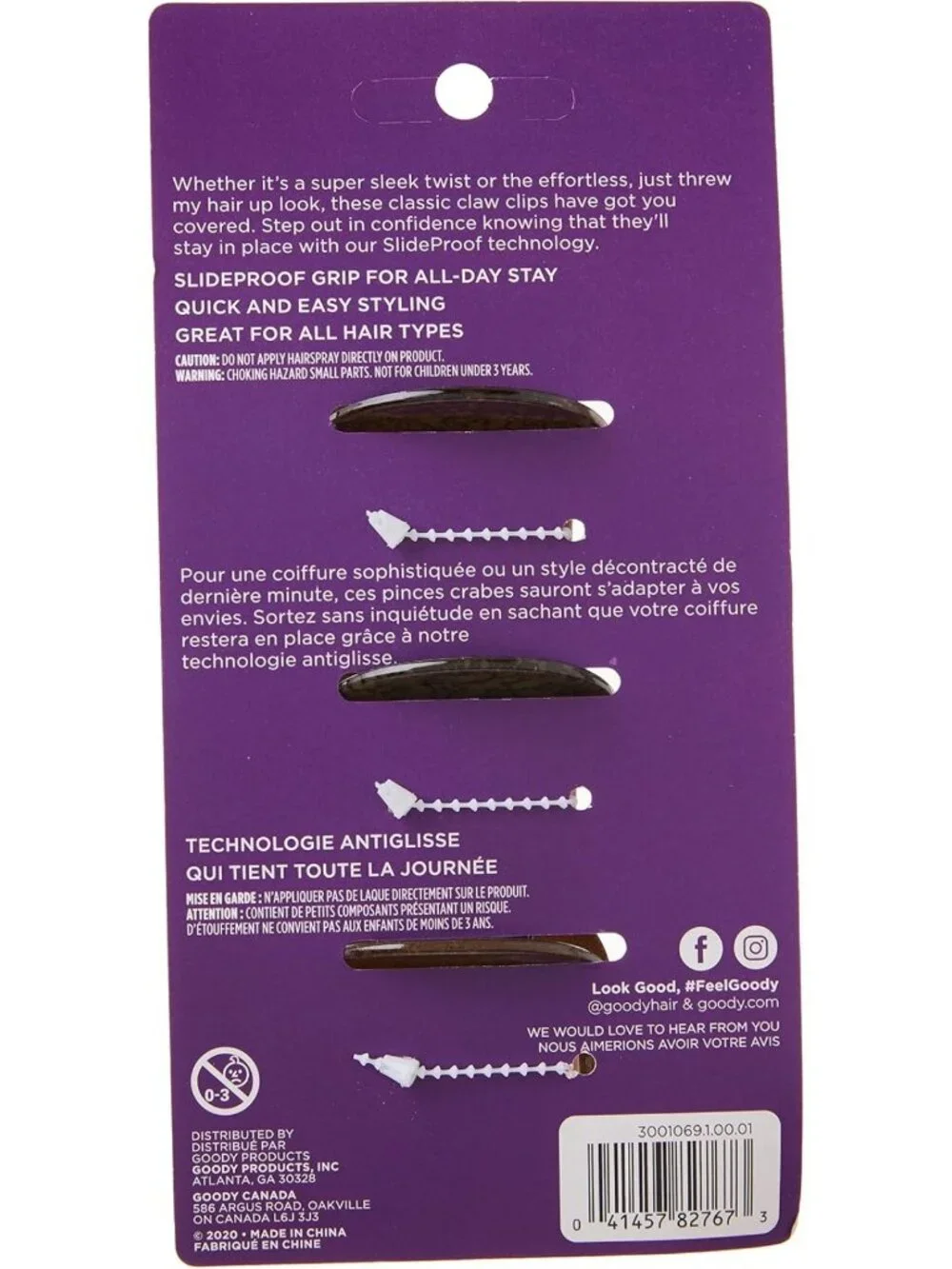 Large Claw Hair Clips Set of 3 - Strong Hold, Perfect for All Hair Types
