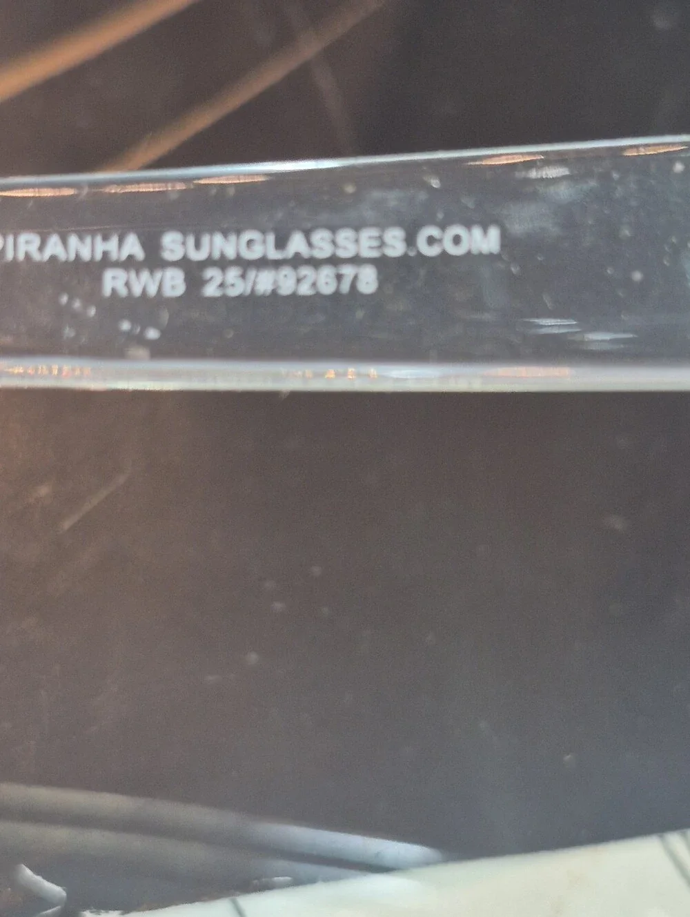 Piranha contemporary clear