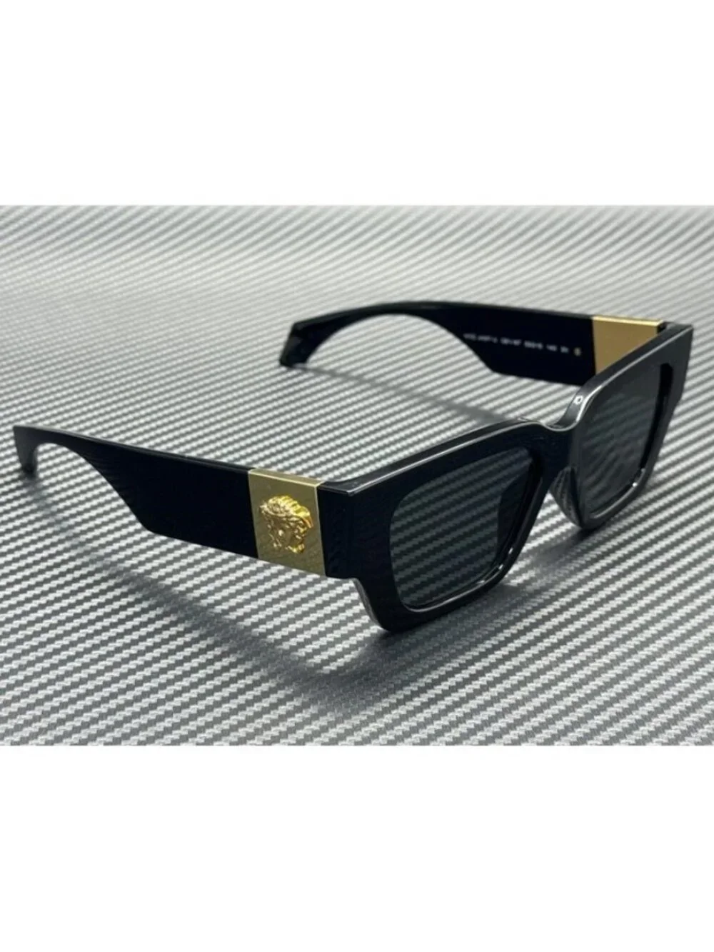 New Versace Women Black Sunglasses 53-15-140